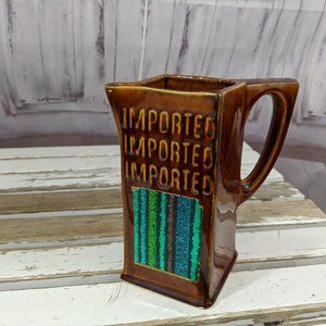 Vintage Canadian Calvert‎ Whisky Ceramic Bar Pitche